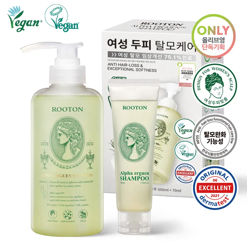 rooton ROOTON Alpha Erguen Shampoo 500mL+70mL Special Set