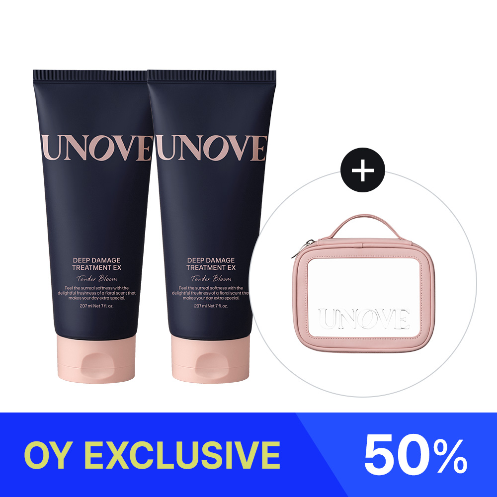 UNOVE Deep Damage Treatment 207ml Double (+Travel Pouch