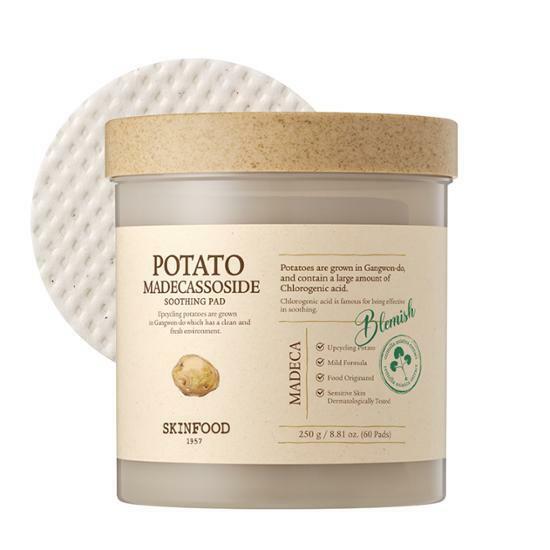 パック・フェイスマスク SKINFOOD Potato Soothing Pad SKINFOOD Potato Madecassoside Soothing Pad 60P | OLIVE YOUNG Global