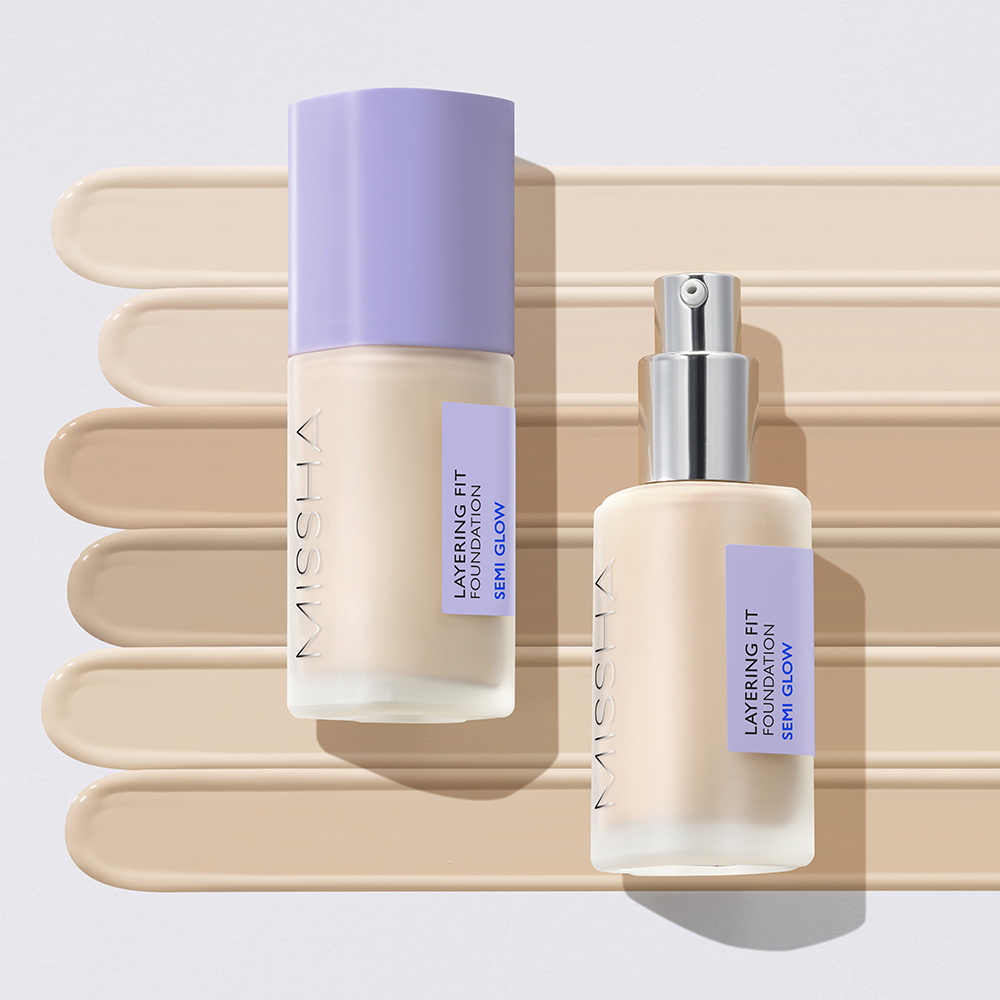 MISSHA Layering Fit Foundation Semi Glow | OLIVE YOUNG Global