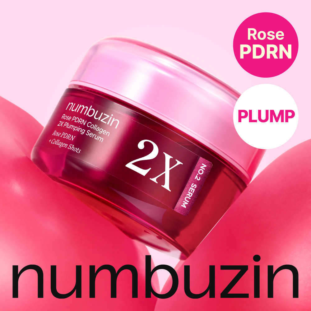 numbuzin 2番 ローズPDRNコラーゲンプランピングセラム2X 30ml | OLIVE