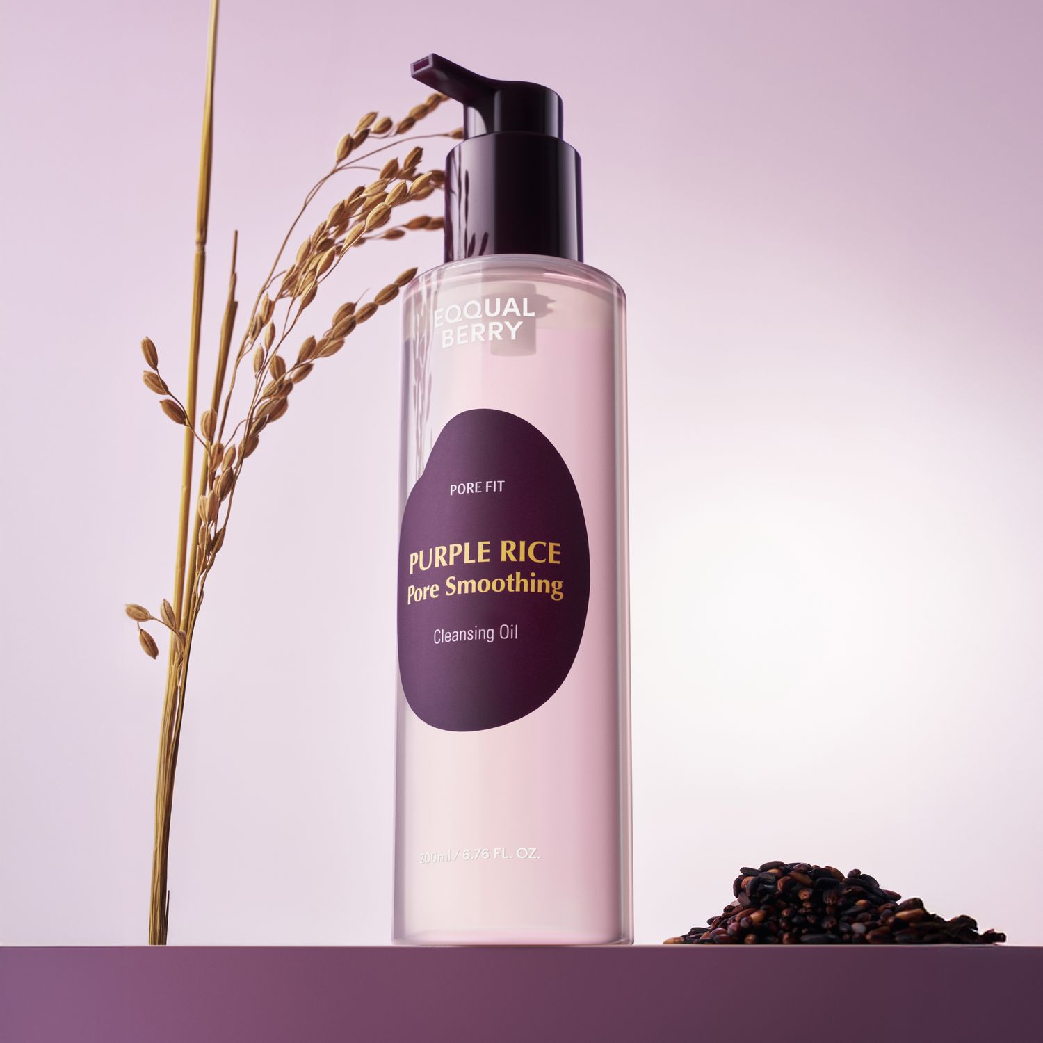 Eqqualberry Purple Rice Pore Pack Cleansing Oil 200ml | OLIVE YOUNG Global