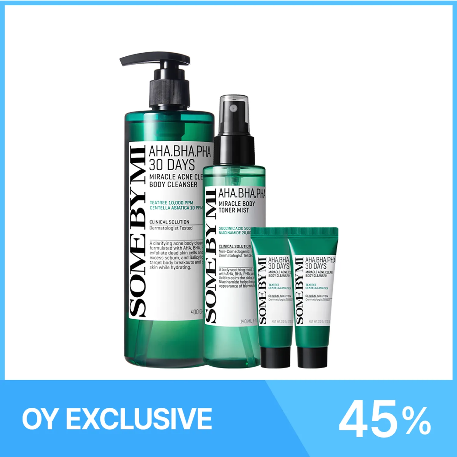 SOME BY MI 바디 클렌저 & 바디 미스트 세트