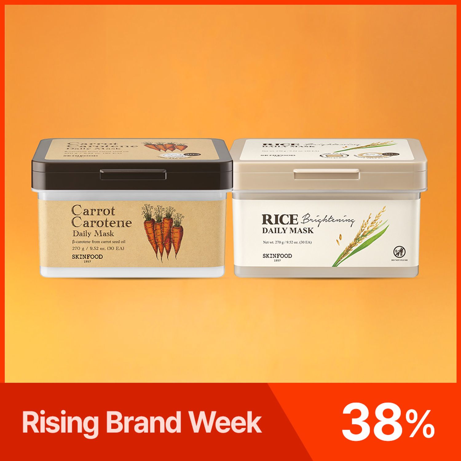 SKINFOOD Daily Sheet Mask 30P+30P Super Deal | OLIVE YOUNG Global