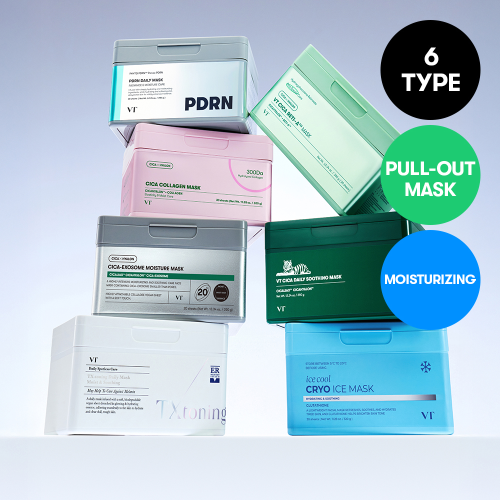 VT Cica Daily Soothing Mask Sheet 30 Sheets | OLIVE YOUNG Global