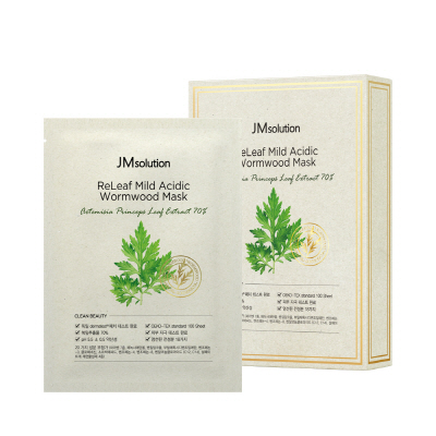 JMsolution ReLeaf Mild Acidic Wormwood Mask 10P | OLIVE YOUNG Global