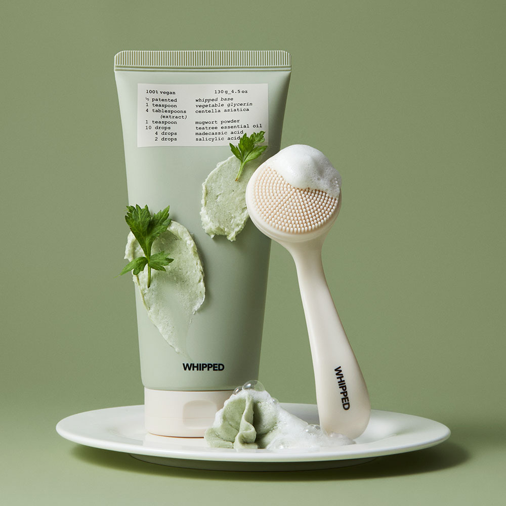 Whipped Mugtree Vegan Pack Cleanser 130g Set (+pore brush