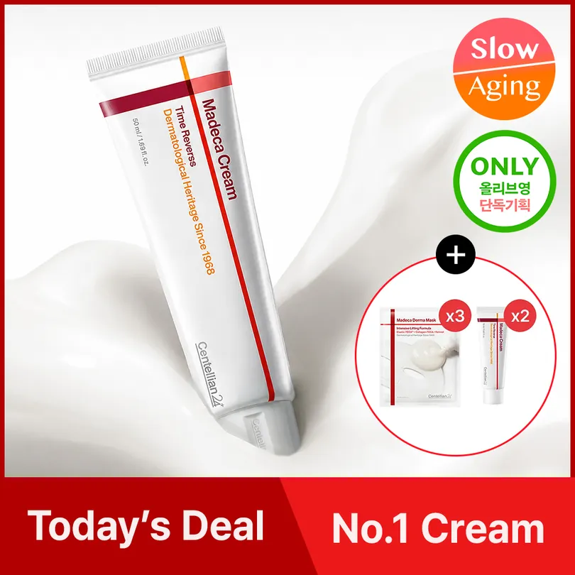 Centellian24 센텔리안24 마데카 크림 타임 리버스 50ml 기획 (+15ml*2+더마 마스크팩 3매) (2601)