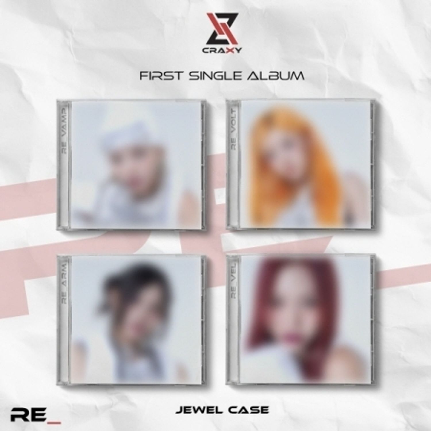 CRAXY - 1ST SINGLE ALBUM [RE_] JEWEL CASE VER. | OLIVE YOUNG Global