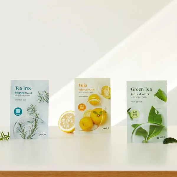 goodal Mild Sheet Mask 1 out of 3 options (Tea Tree/Green Tea/Yuja)