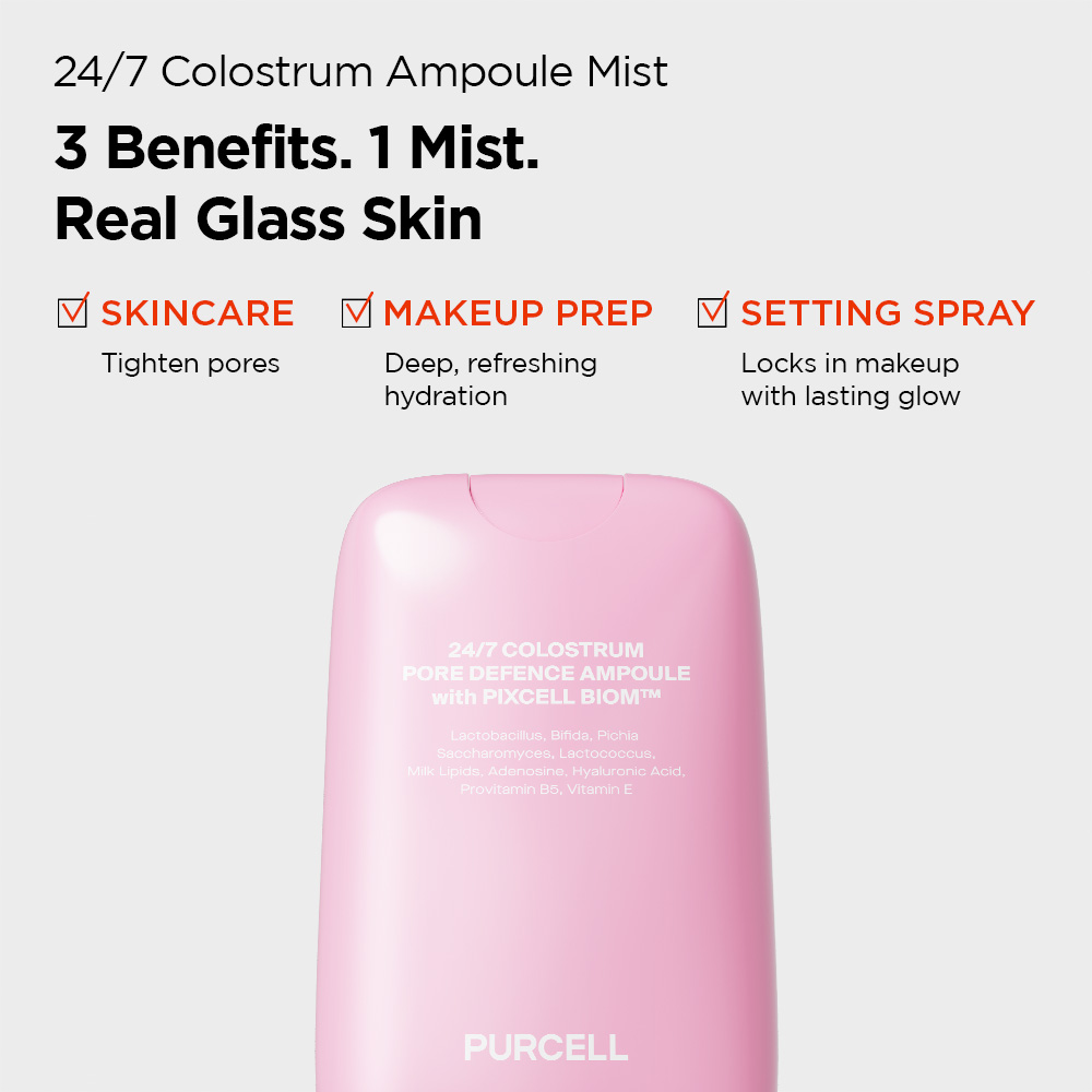 PURCELL 24/7 Colostrum Pore Defence Ampoule Pink 55ml | OLIVE YOUNG Global