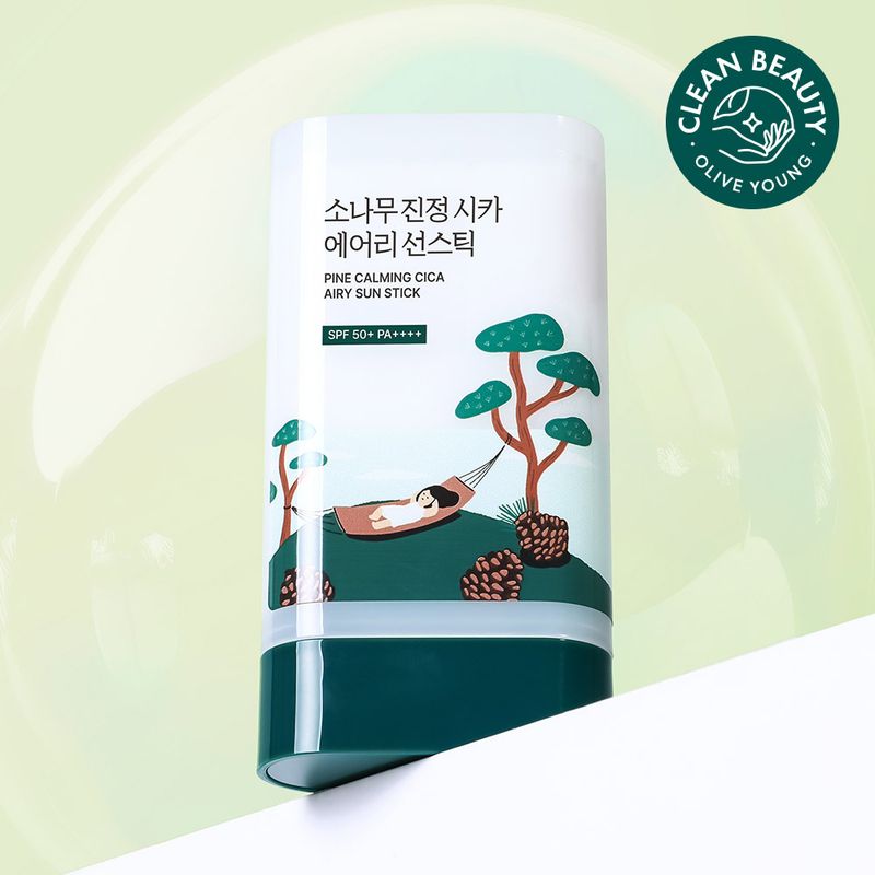 ROUND LAB Pine Calming Cica Airy Sun Stick 19g