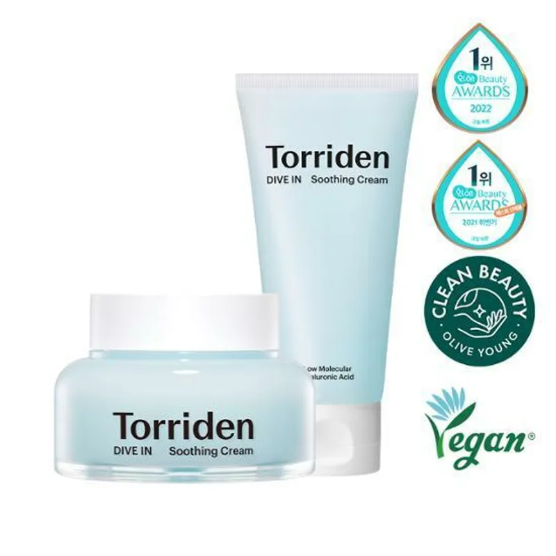 Torriden Dive-in Soothing Cream 100ml Double Pack