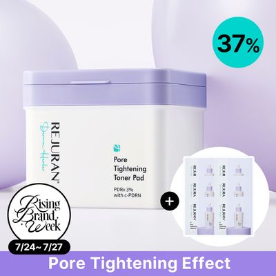 REJURAN Derma Healer Pore Tightening Toner Pad 60P Limited Set (+Pore Ampoule 2mlX6ea)