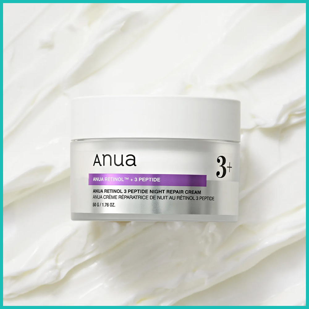 Anua Retinol 3 Peptide Night Repair Cream 50g | OLIVE YOUNG Global