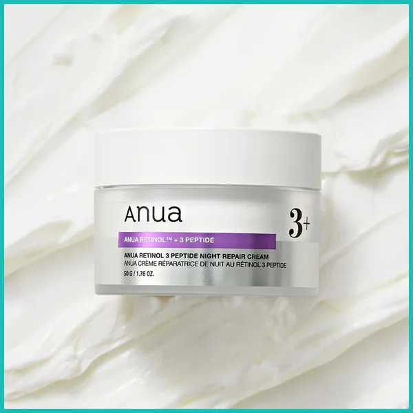 Anua Retinol 3 Peptide Night Repair Cream 50g