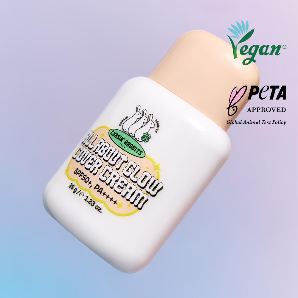 CHASIN&rsquo; RABBITS All About Glow Cover Cream 35g Set (+Jumbo Puff)