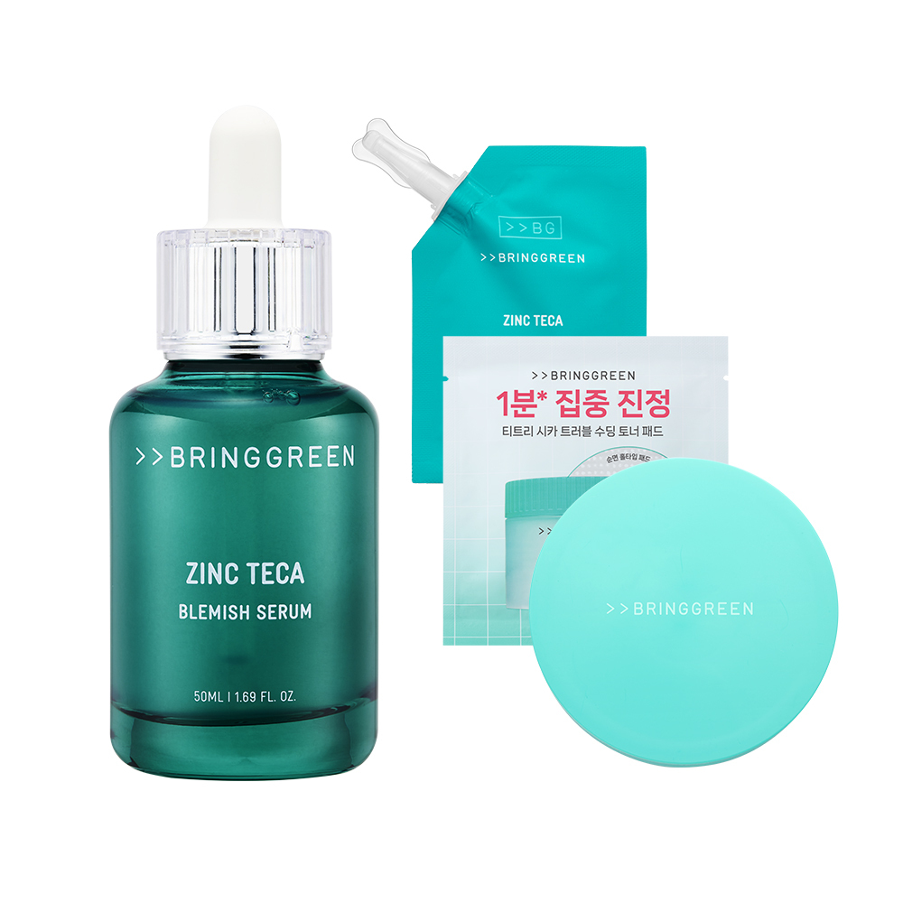 BRINGGREEN ジンクテカトラブルセラム 50ml+詰め替え 25ml (+ティー