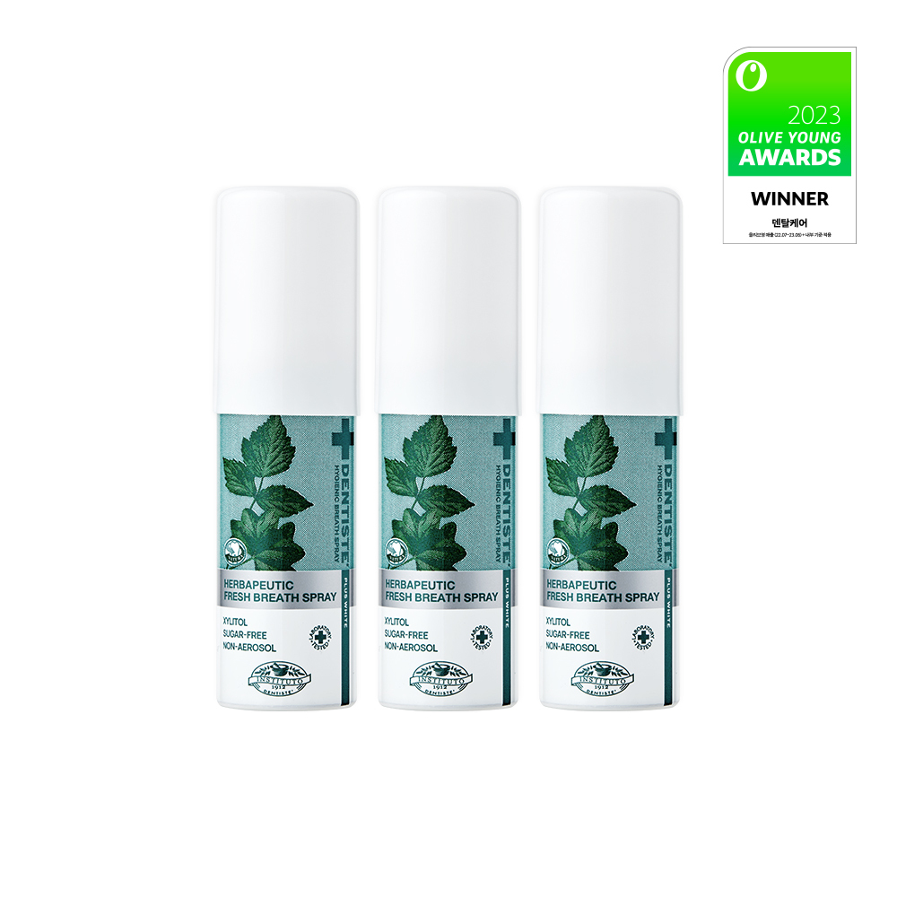 DENTISTE Fresh Breath Spray 15ml * 3ea | OLIVE YOUNG Global