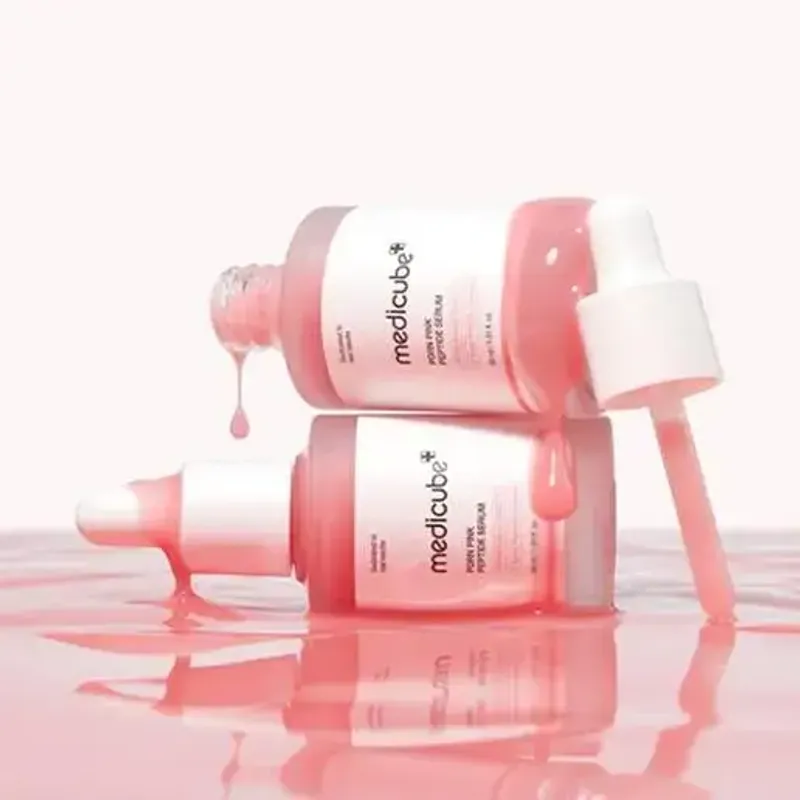 medicube PDRN Pink Peptide Ampoule 30ml Set (+10ml+Moisturizing Cream 10ml)