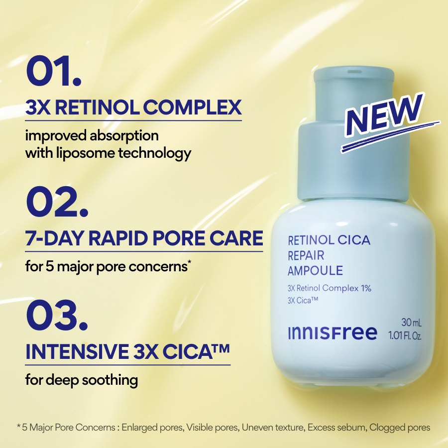 INNISFREE レチノールシカリペアアンプル 30mlリフィル企画 | OLIVE