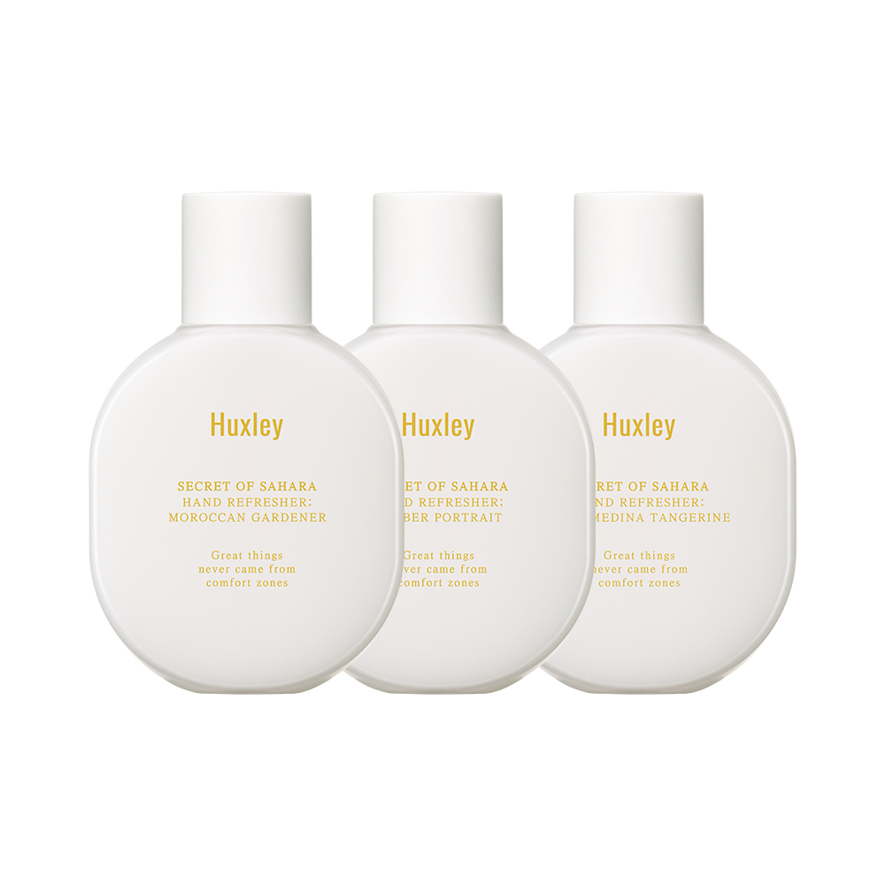 Huxley ハンドリフレッシャー 55ml (3種) | OLIVE YOUNG Global