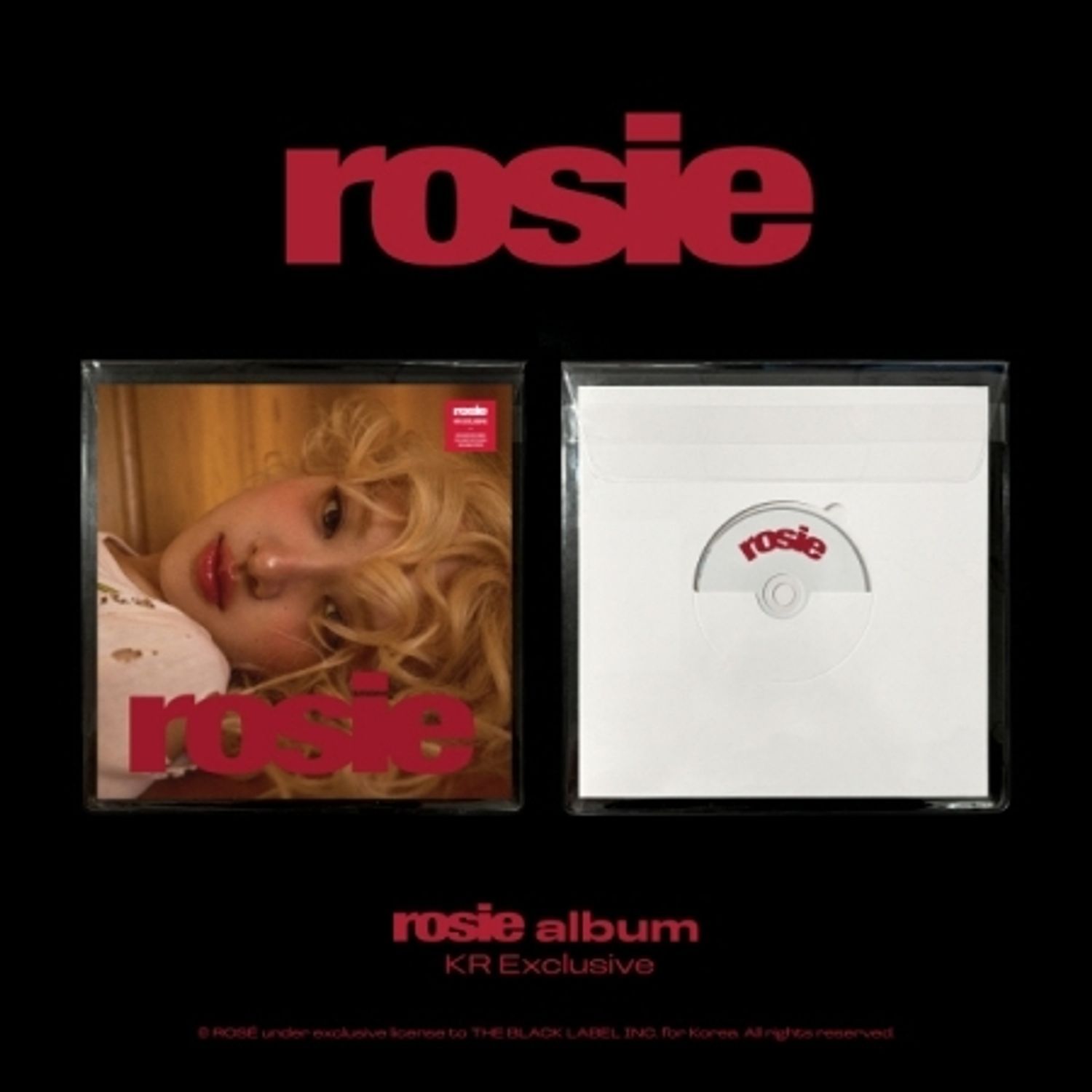 ROSE - FIRST STUDIO ALBUM [ROSIE] [KR EXCLUSIVE VER] | OLIVE YOUNG Global