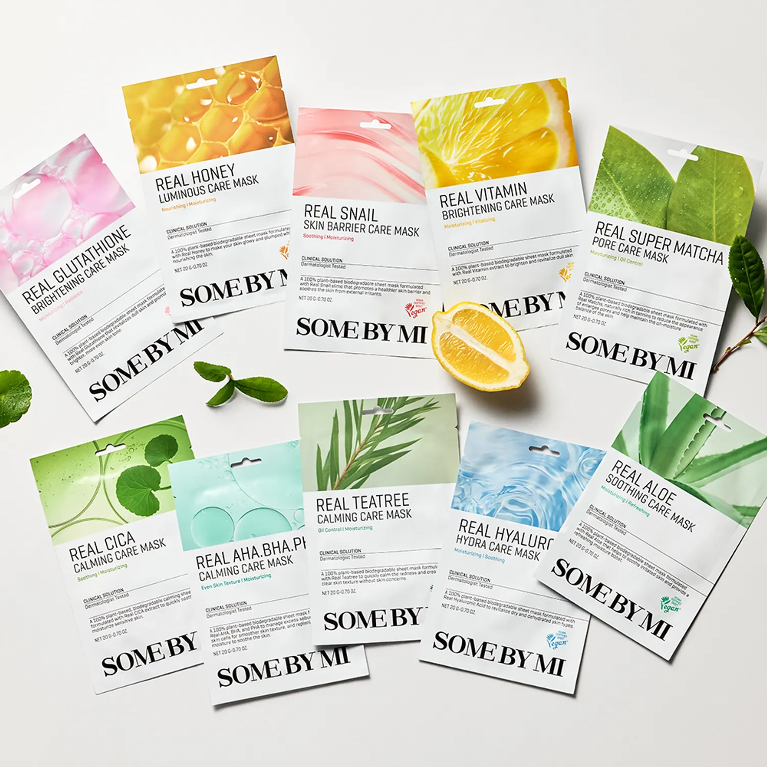Some By Mi Real AHA-BHA-PHA Calming Care Mask 20g SOME BY MI Real AHA-BHA-PHA Calming Care Mask Sheet 1P | OLIVE YOUNG Global