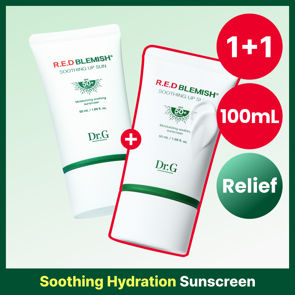 Dr.G Red Blemish Soothing Up Sun 50mL 1+1 Special Set | OLIVE