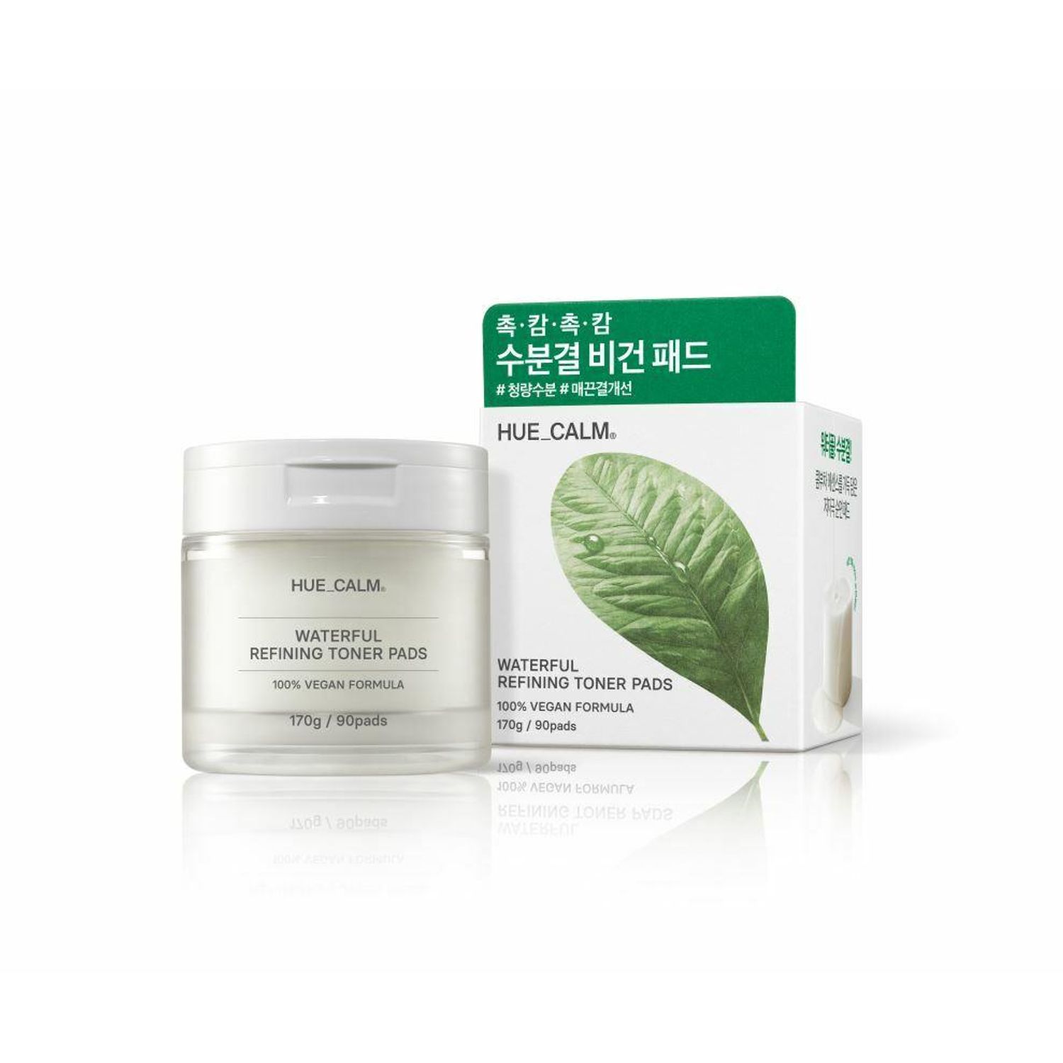 HUE_CALM Waterful Refining Toner Pad 90 Pads | OLIVE YOUNG Global