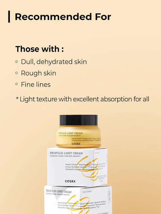 COSRX フルフィット プロポリス ライトクリーム 65ml | OLIVE YOUNG Global
