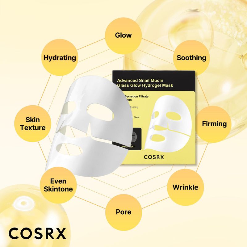 [3 TYPES] COSRX Hydrogel Mask (3ea)