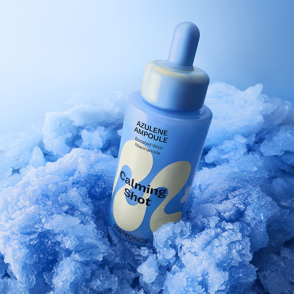 Mamonde Calming Shot Azulene Ampoule 50ml Set (+Cream 30ml