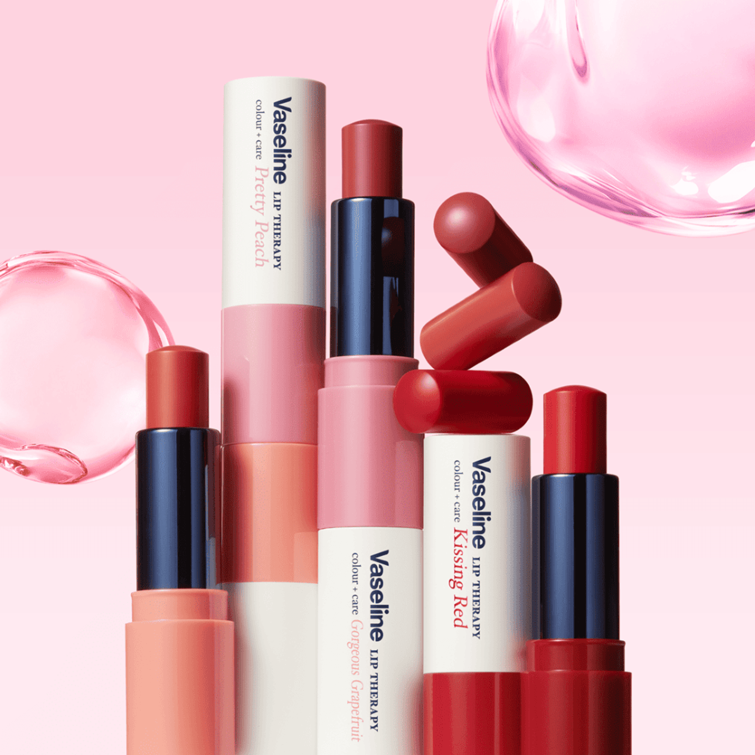 Veseline Lip Theapy Colour + Care 5 Options To Choose  | OLIVE YOUNG Global