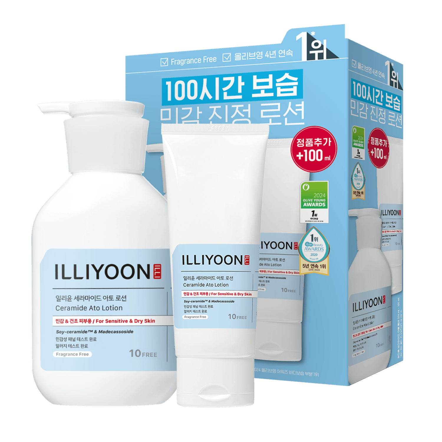 ILLIYOON Ceramide Ato Lotion 334mL (Set/Single) | OLIVE YOUNG Global
