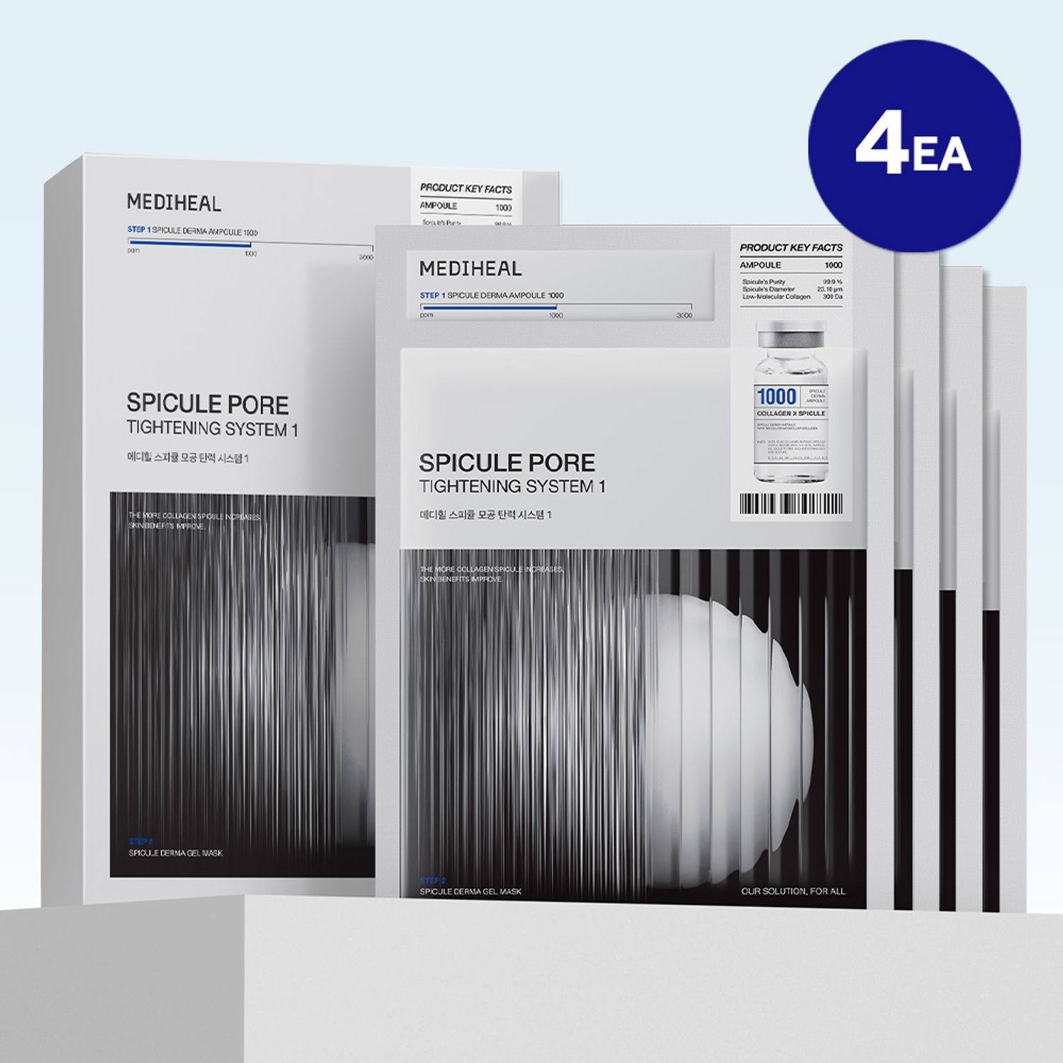 MEDIHEAL スピキュールポアタイトーニングシステム1 4枚 | OLIVE YOUNG Global
