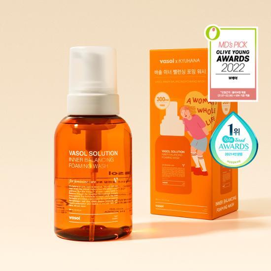 Vasol Inner Balancing Foaming Wash 300ml | OLIVE YOUNG Global