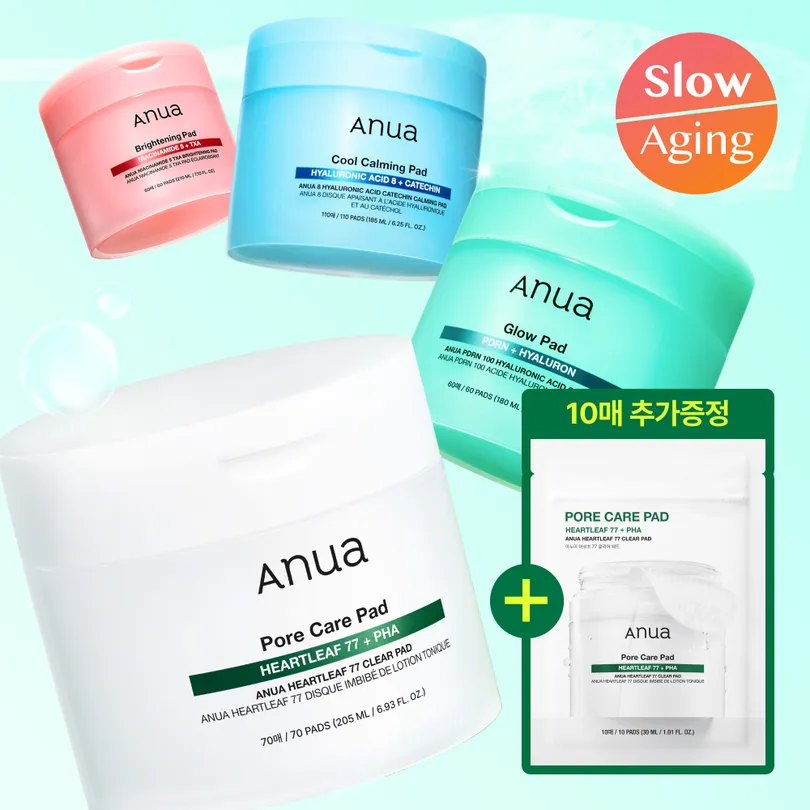 Anua Anua Pad 4 Types (Heartleaf / PDRN / Catechin / TXA)