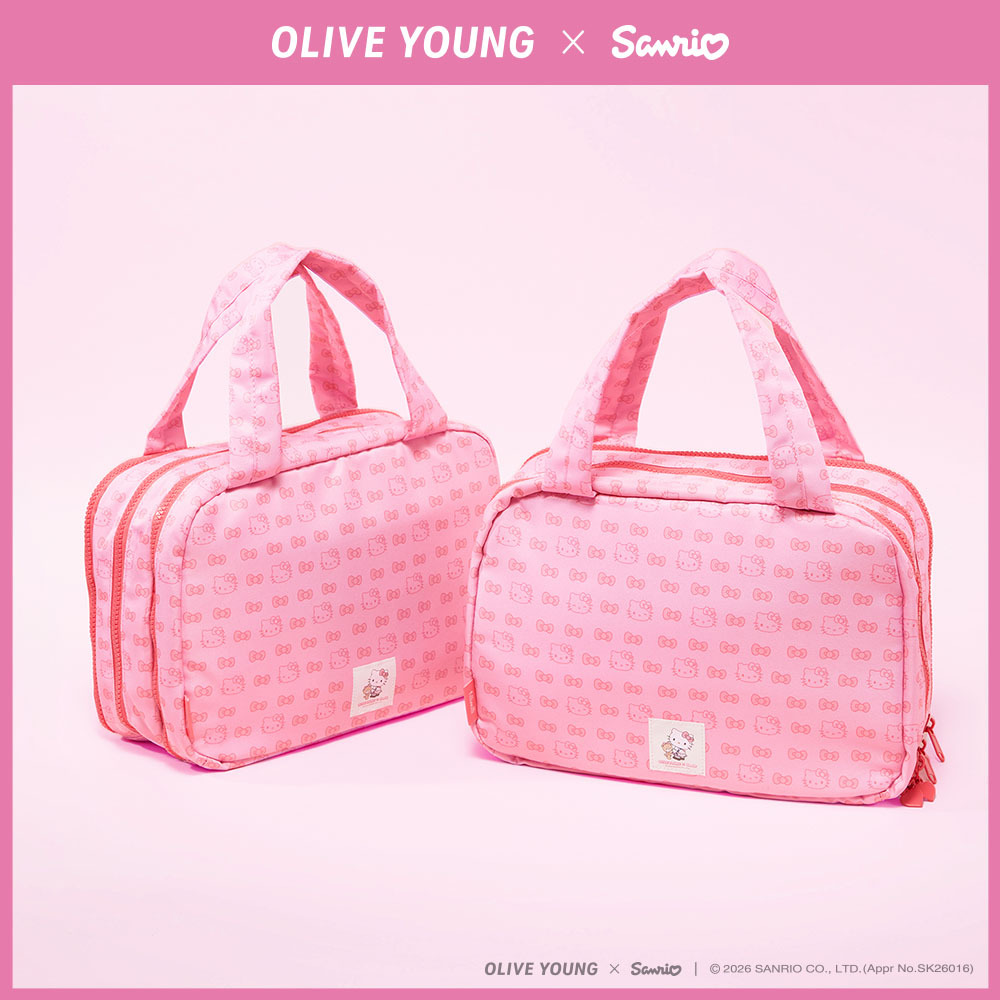 Sanrio K-LIFE EDITION] Fillimilli Hello Kitty multi travel pouch