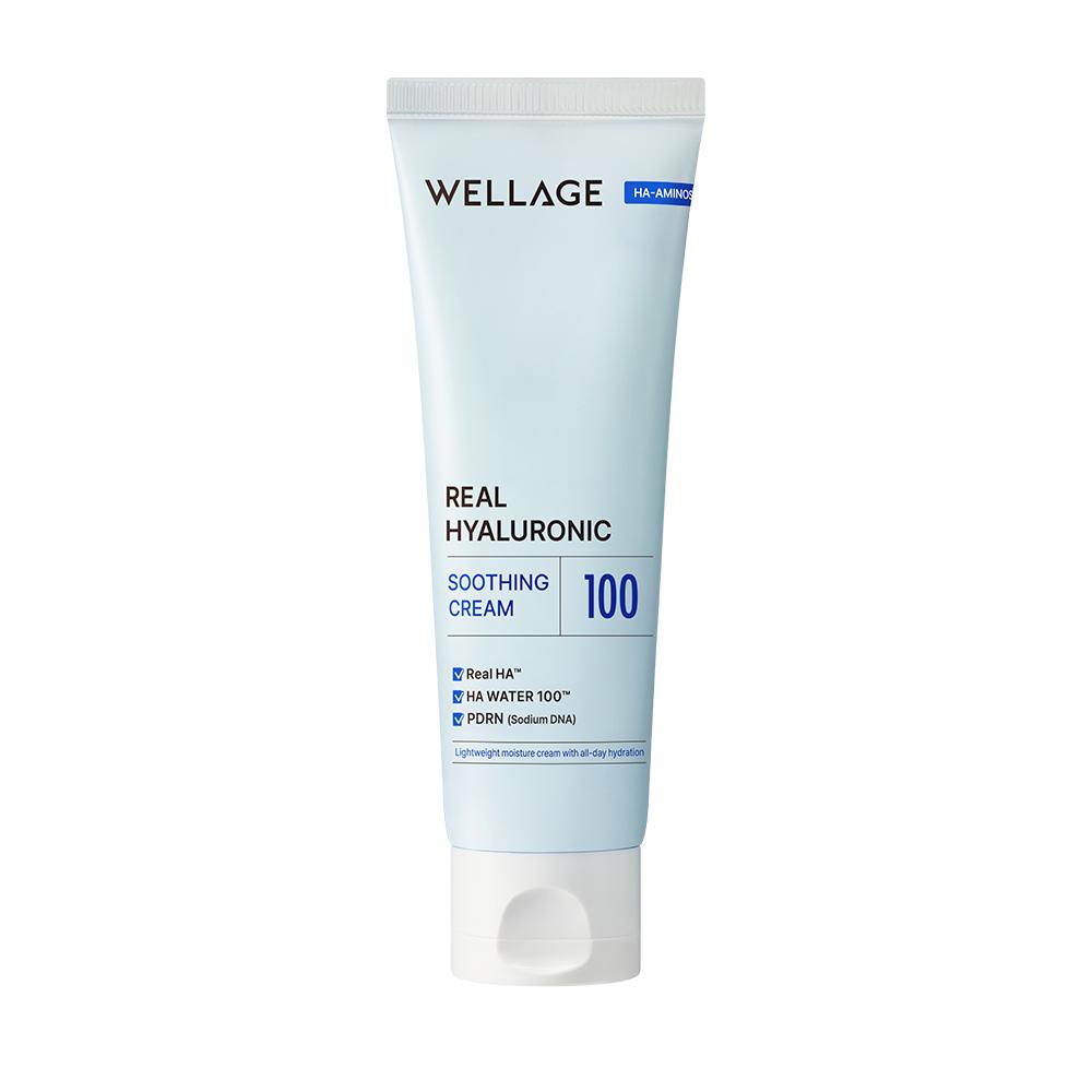 WELLAGE リアルヒアルロニックスージングクリーム 80ml | OLIVE YOUNG