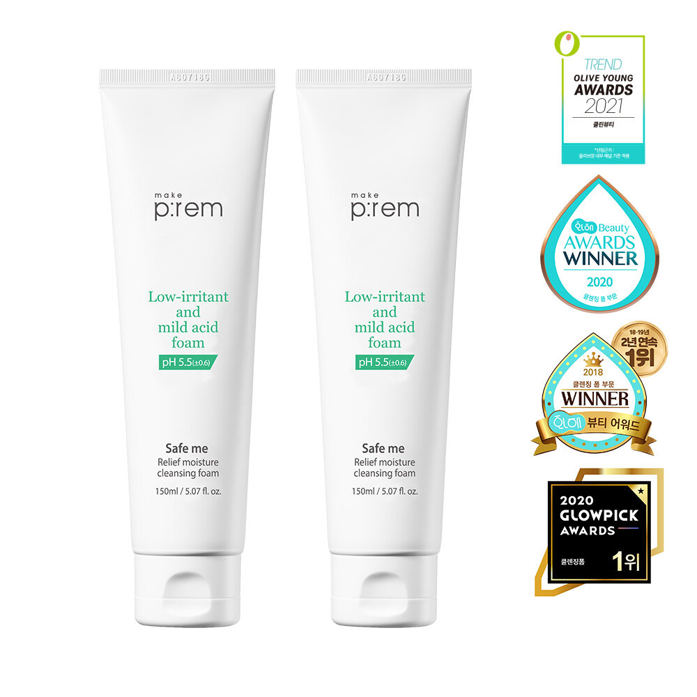 makeprem セーフミーリリーフモイスチャークレンジングフォーム 150ml+
