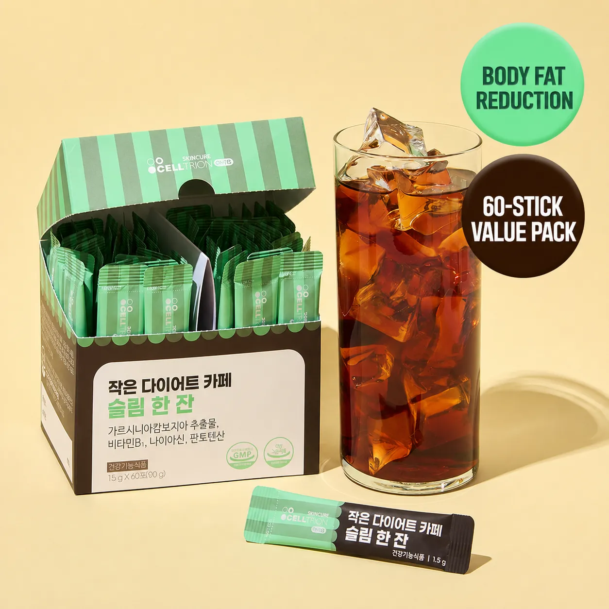 INNER LAB Mini Diet Café Slim Solution Drink 60 Sticks (1-month