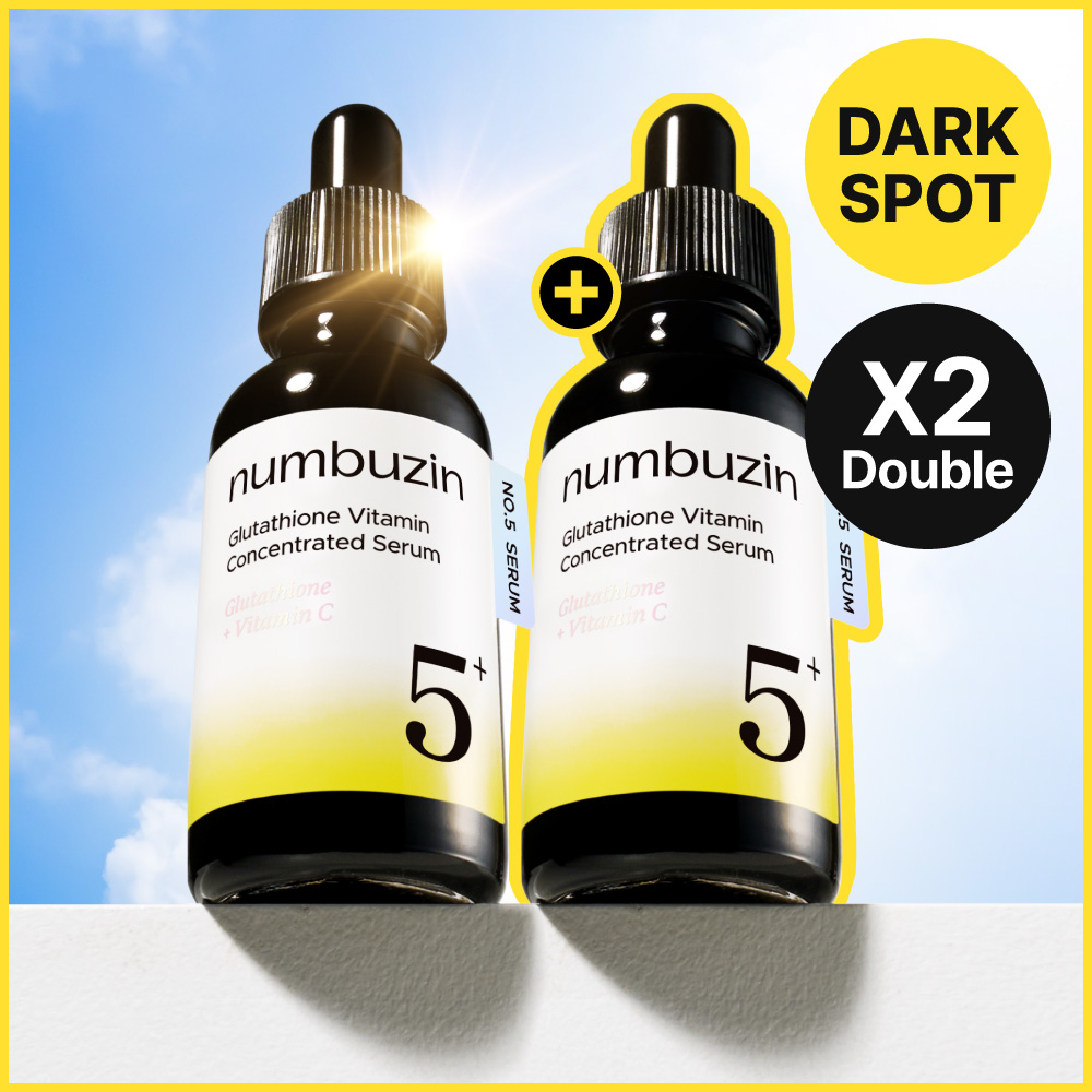 numbuzin No.5 Glutatione Vitamin Concentrated Serum 30ml Duo Set