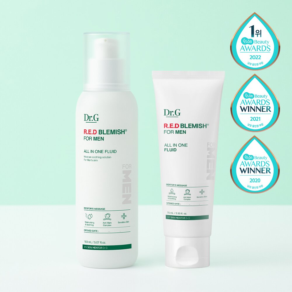 Dr.Gレッドブレミッシュシリーズ4点まとめセット Dr.G Red Blemish For Men All In One Fluid 150mL Special Set