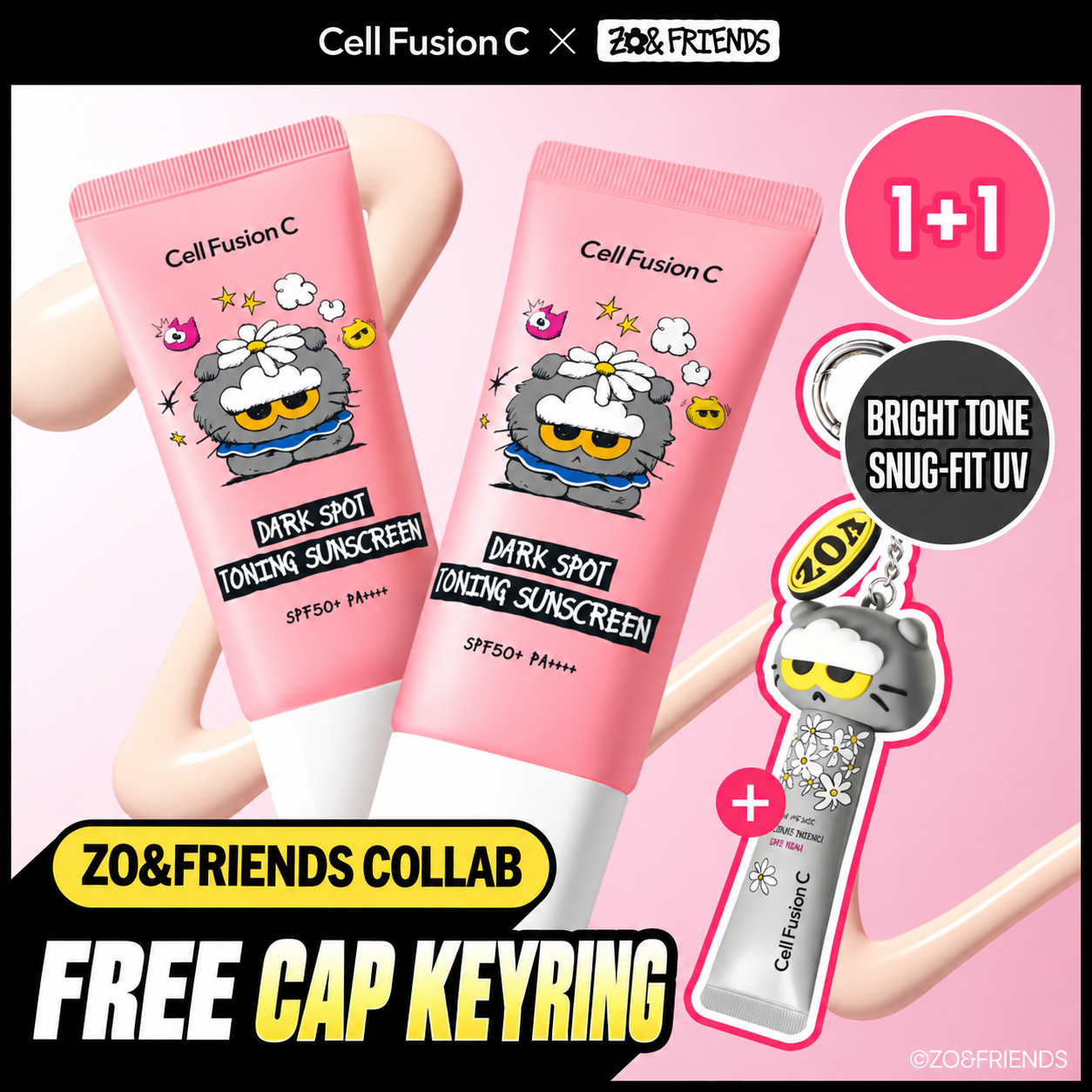 ZO&FRIENDS EDITION] Cell Fusion C Dark Spot Toning Sunscreen Twin