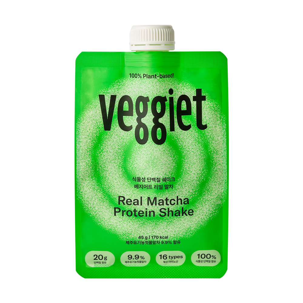 VEGGIET プロテインシェイク #リアル抹茶 45g | OLIVE YOUNG Global