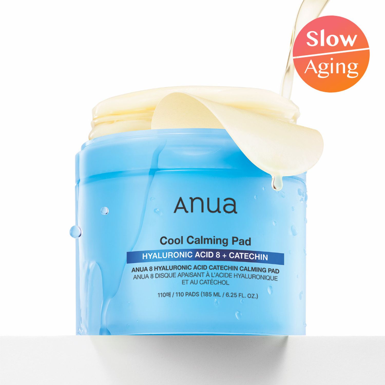 Anua 8 Hyaluronic Acid Catechin Calming Pad 110P | OLIVE YOUNG Global