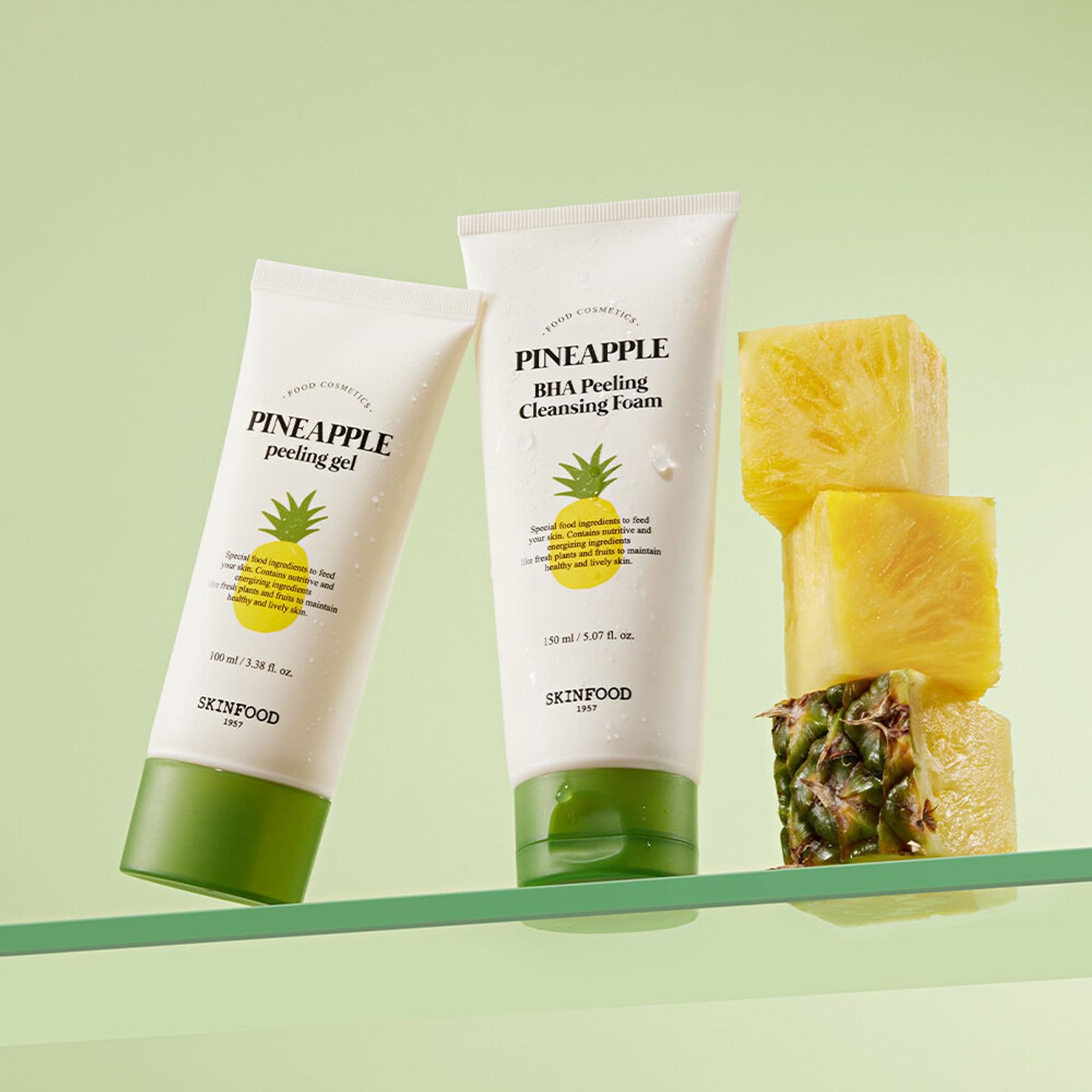 SKINFOOD Pineapple BHA Peeling Cleansing Foam 150ml | OLIVE YOUNG Global