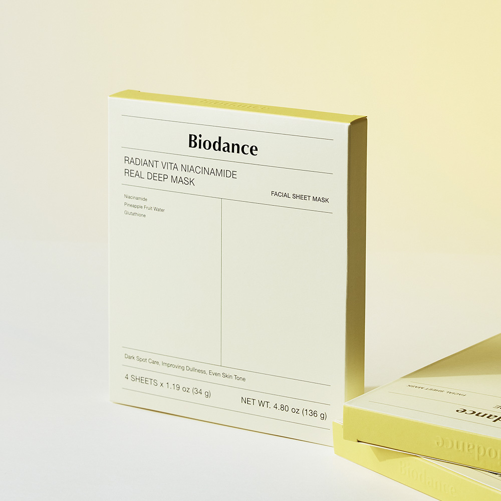 Radiant Vita Niacinamide Real Deep Mask Sheet 4ea