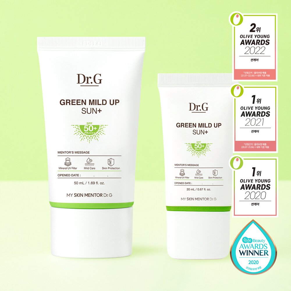 Dr.g Green Dr. G Mild Up Sun+ Special Set (50Ml + 20Ml)